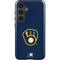 MLB Milwaukee Brewers - Solid Distressed Galaxy S25 Impact Case